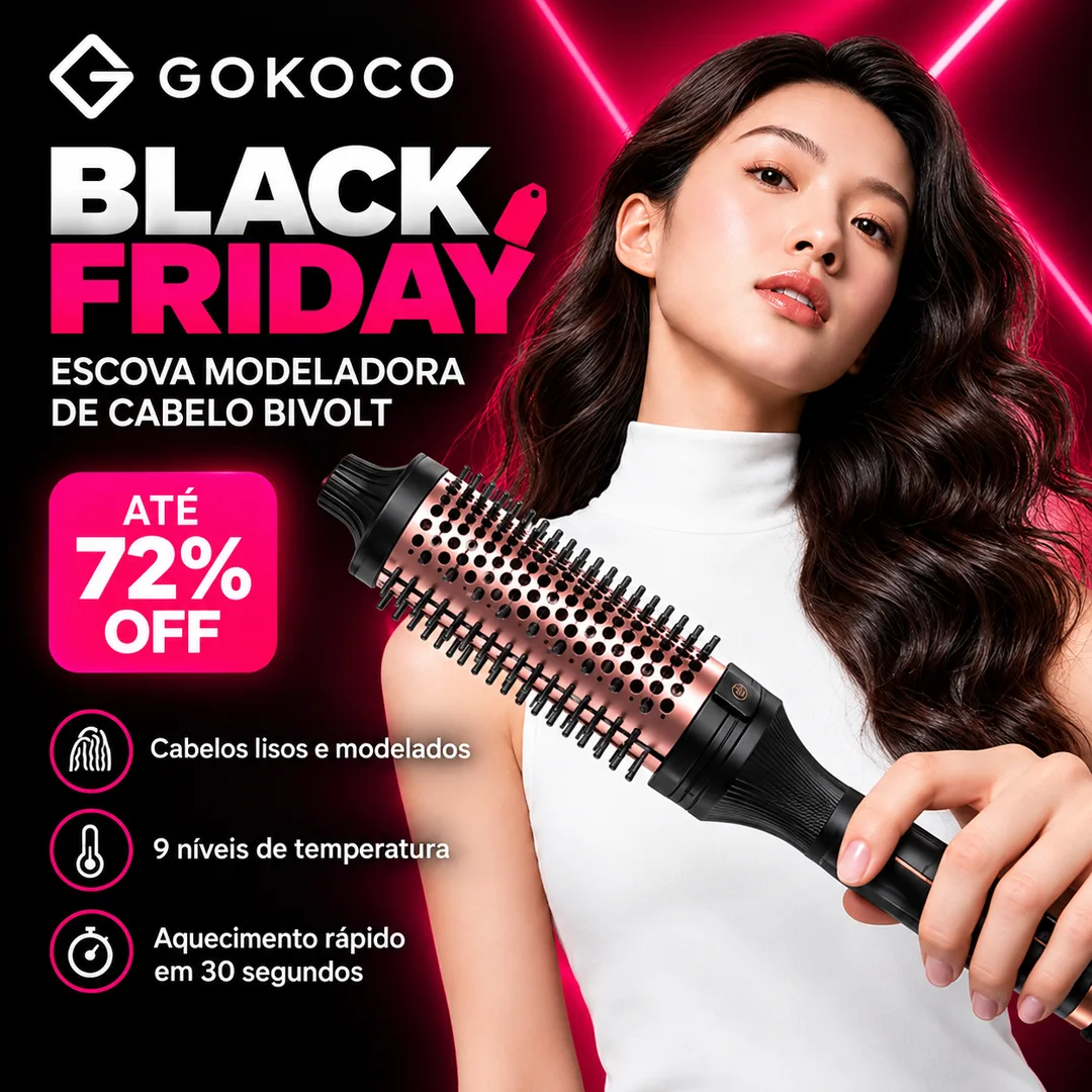GOKOCO Black Friday - Escova Modeladora